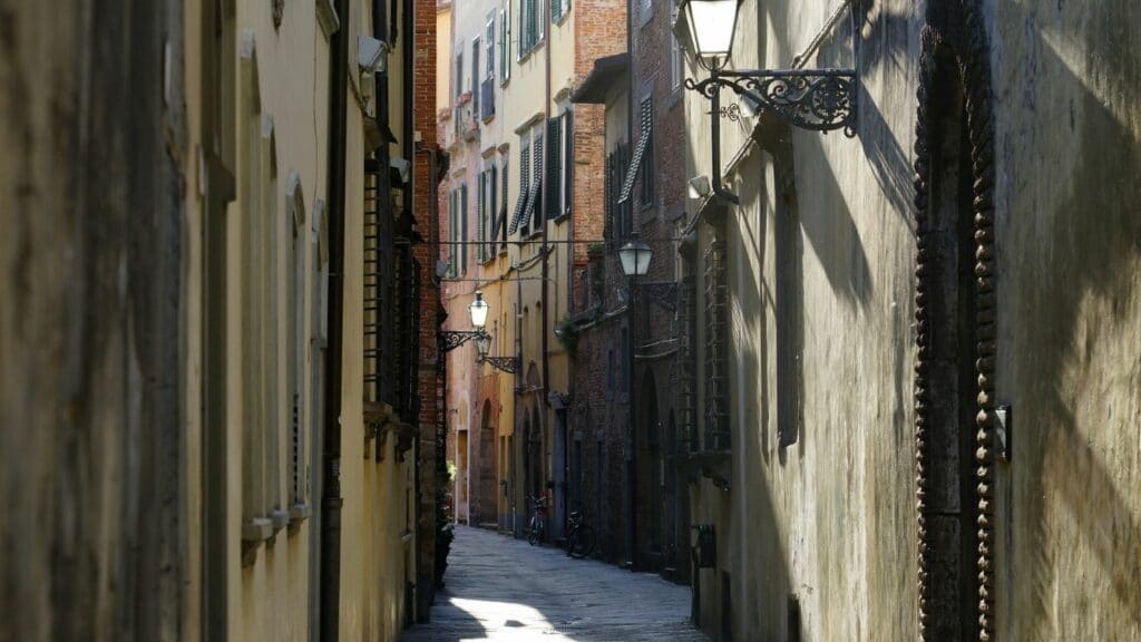 The beautiful small city of Lucca